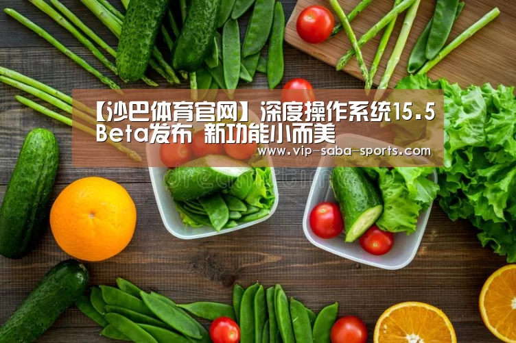 【沙巴体育官网】深度操作系统15.5 Beta发布 新功能小而美(图2) 沙巴体育平台
